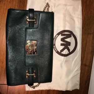 Michael by Michael Kors Green Handbag/Clutch